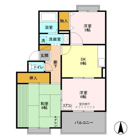 ピュアコート壱番館の物件間取画像